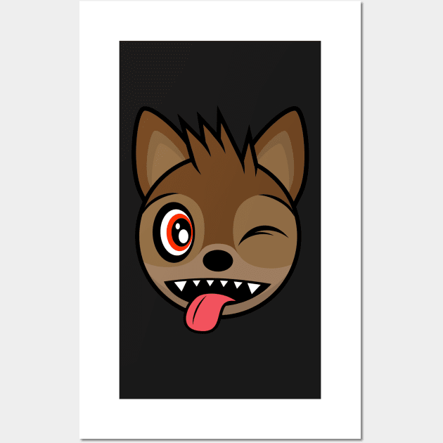 Goofy Bat Count Chiroptera Wall Art by MOULE